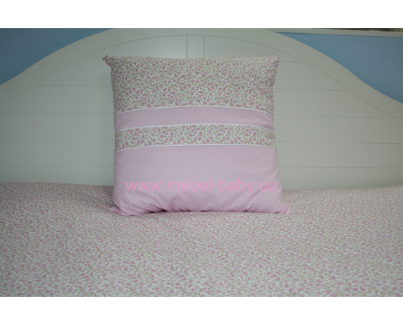 Подушка 50х50 розовая