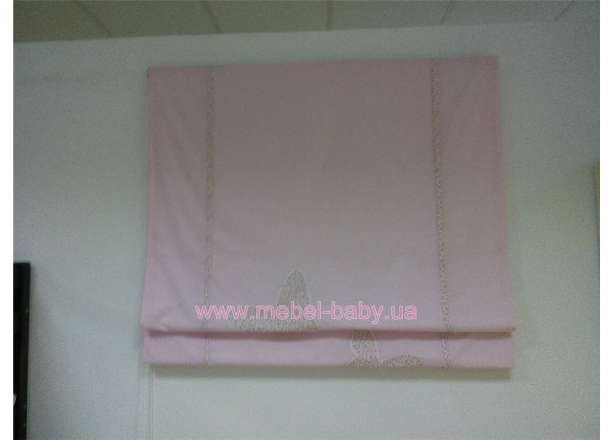 Штора 120х170 розовая