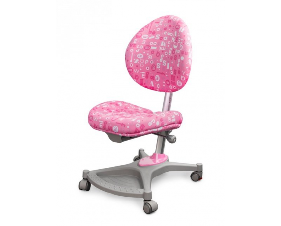 Кресло Neapol APK (арт.Y-136 APK) Mealux обивка розовая с буквами