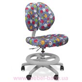 Кресло Mealux Duo Kid B (арт.Y-616 B) обивка синяя с шариками