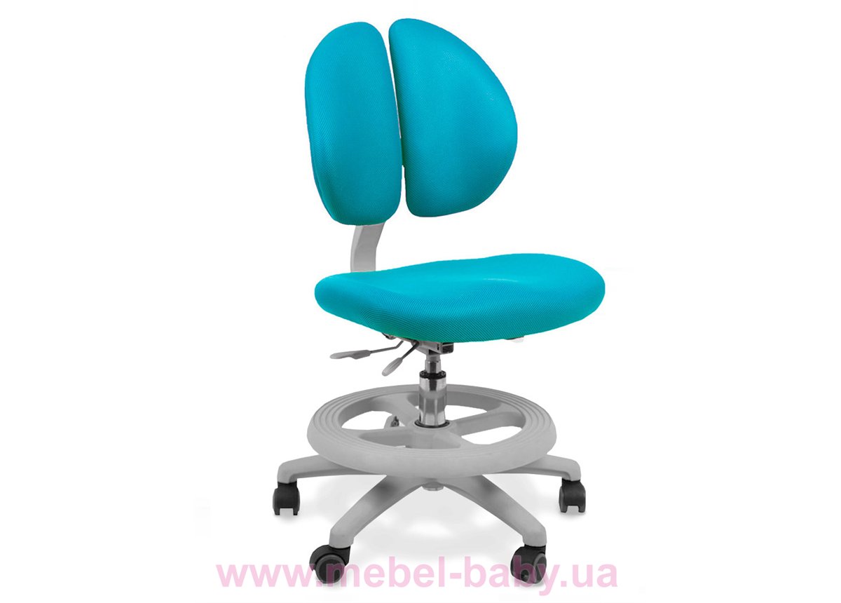 Кресло Mealux Duo Kid KBL (арт.Y-616 KBL) обивка голубая однотонная