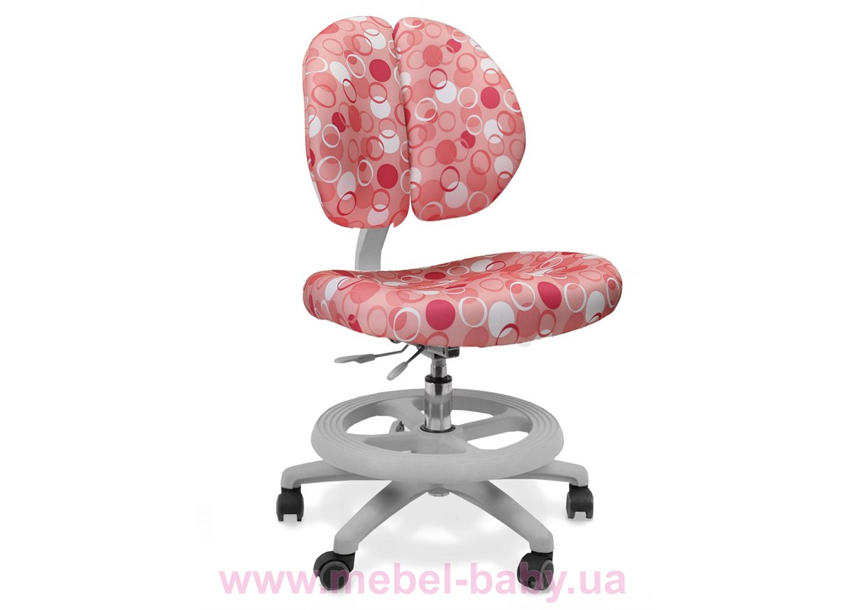 Кресло Mealux Duo Kid P (арт.Y-616 P) обивка розовая с шариками