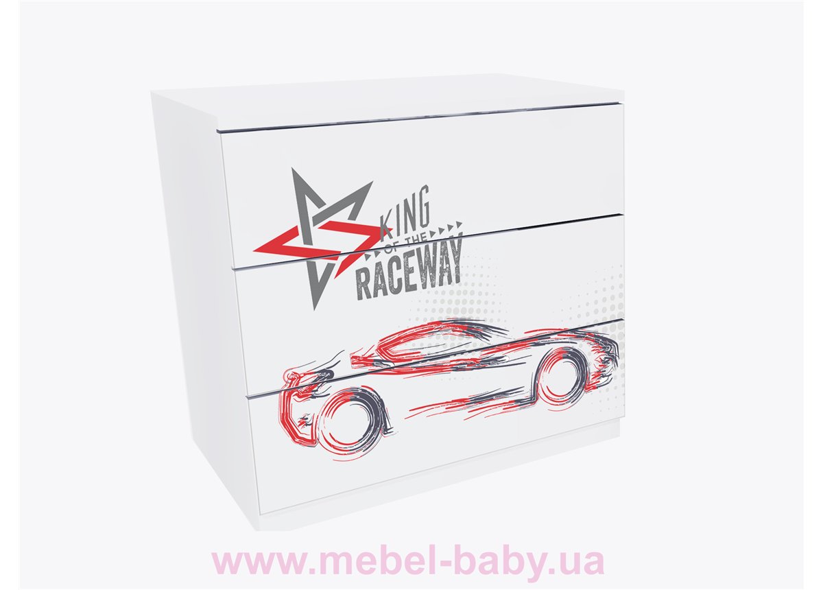 Комод Гонщик\машинка 75x82x50 MebelKon