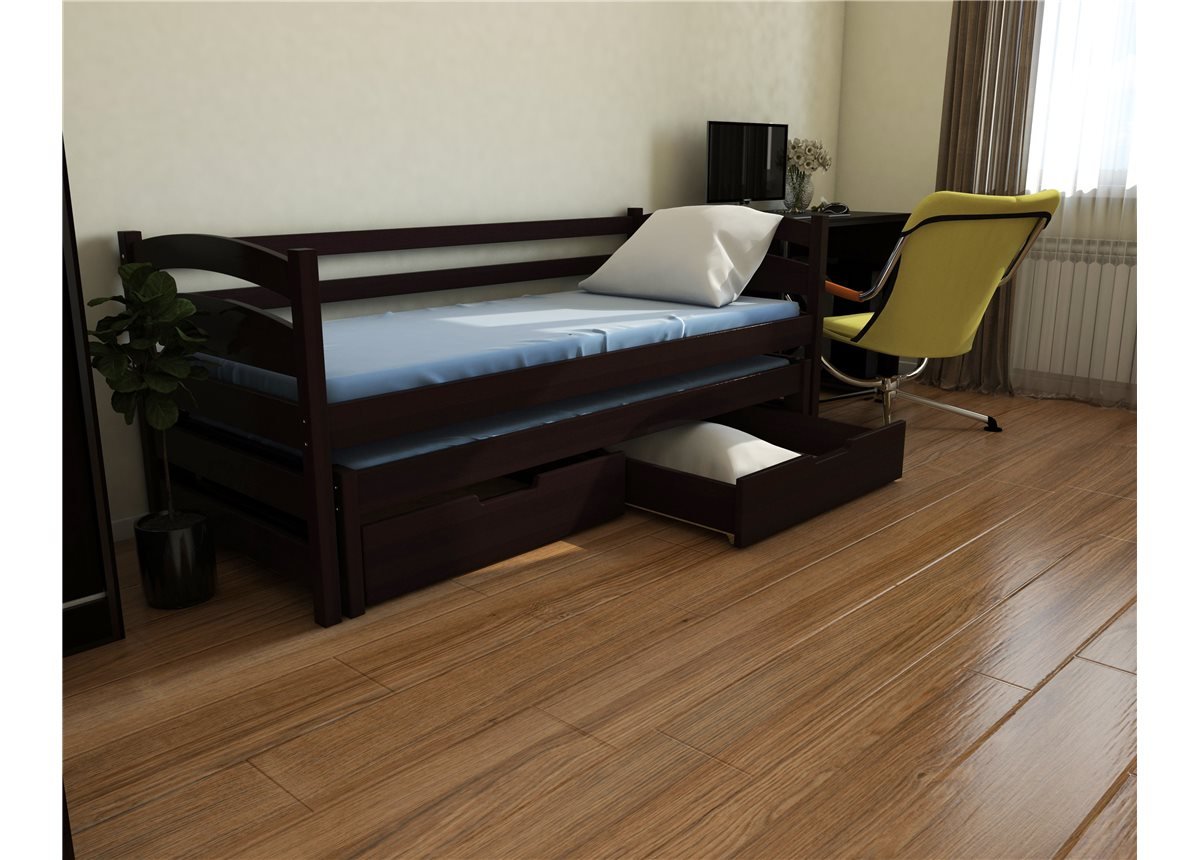 Кровать-диванчик Бонни с доп. спальным местом (масив) Луна 80x190 