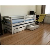 Кровать-диванчик Бонни с доп. спальным местом (масив) Луна 80x190 