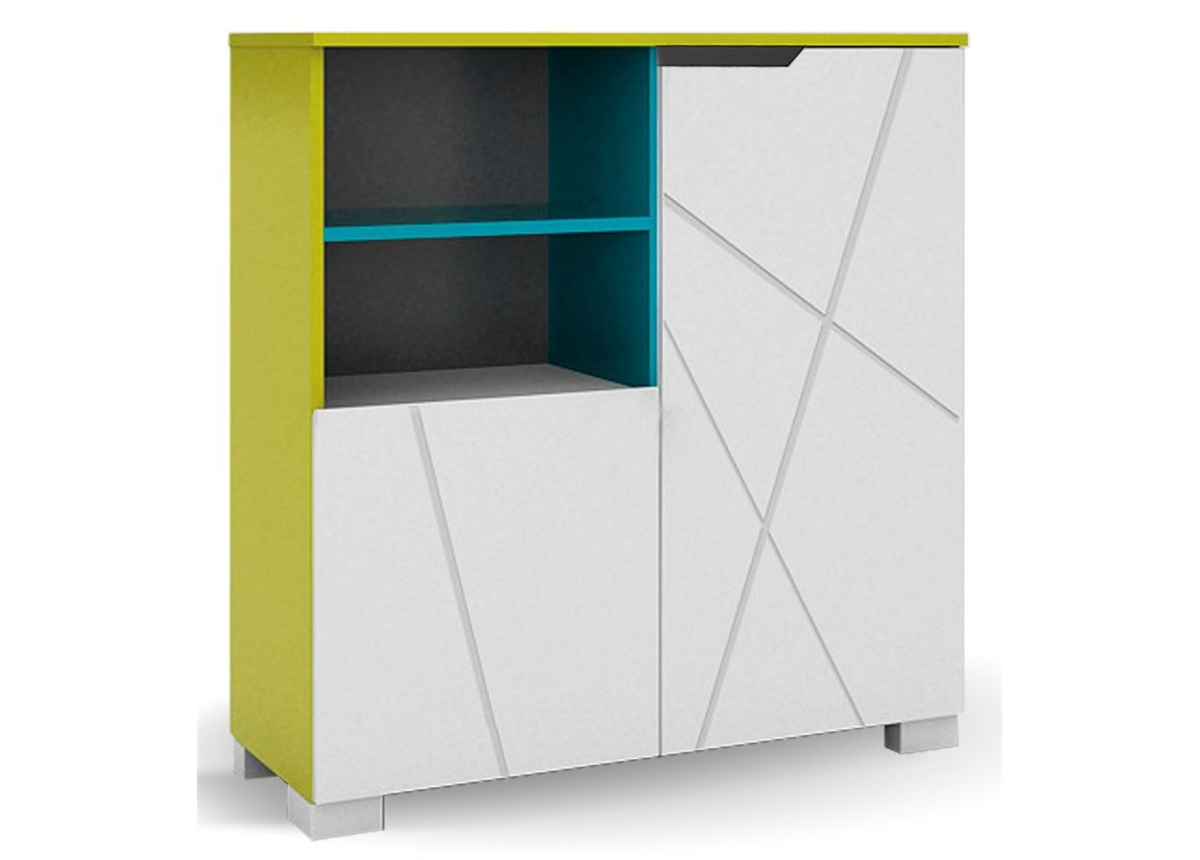 251 Стелаж YO 100 низький X Green Meblik