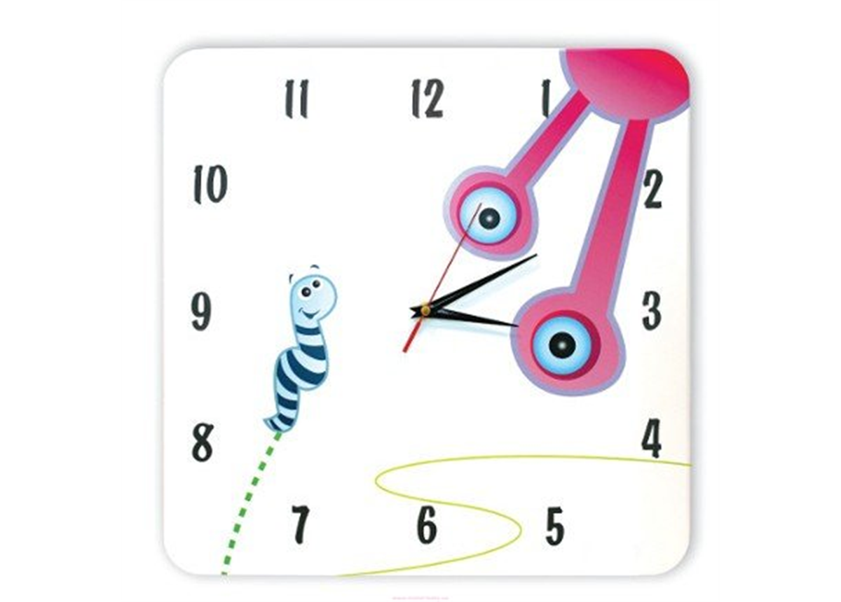 444_Zegar Happy Animals