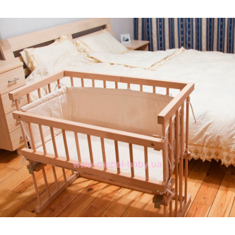 Приставная кроватка для новорожденных Катруся Леля 40x80