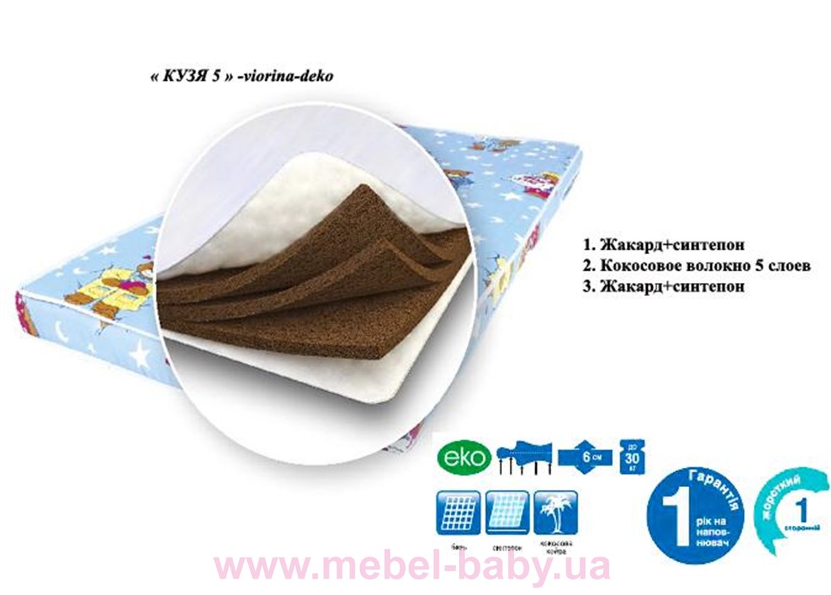 Матрас Кузя 5 Viorina-Deko 