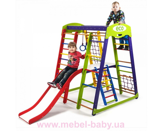 Спортивный комплекс для дома Акварелька Plus 2 Sportbaby