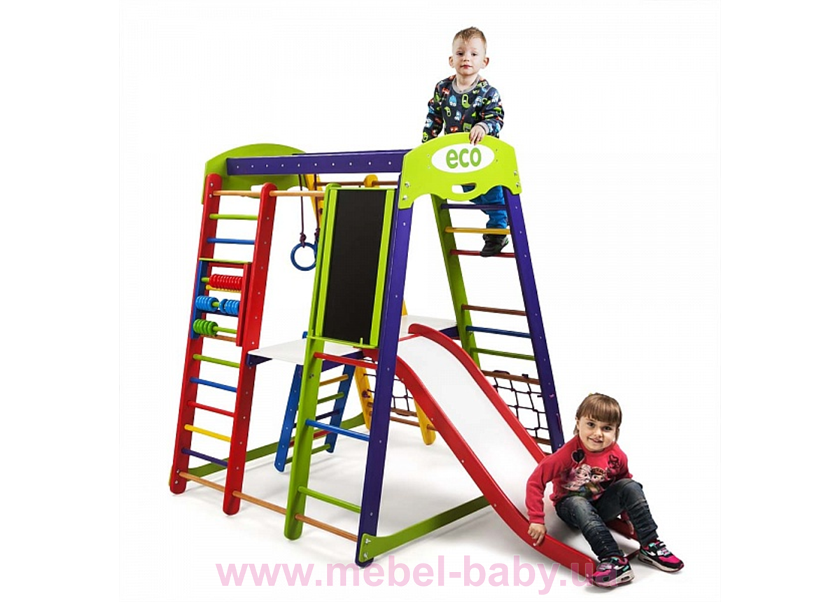 Спортивный комплекс для дома Акварелька Plus 3 Sportbaby