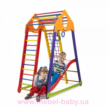 Детский спортивный комплекс BambinoWood Color Plus 1 Sportbaby