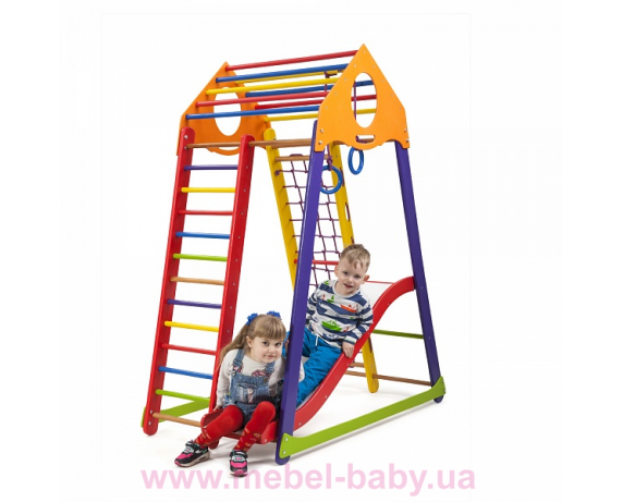 Детский спортивный комплекс BambinoWood Color Plus 1 Sportbaby