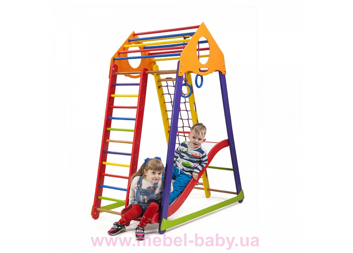 Детский спортивный комплекс BambinoWood Color Plus 1 Sportbaby