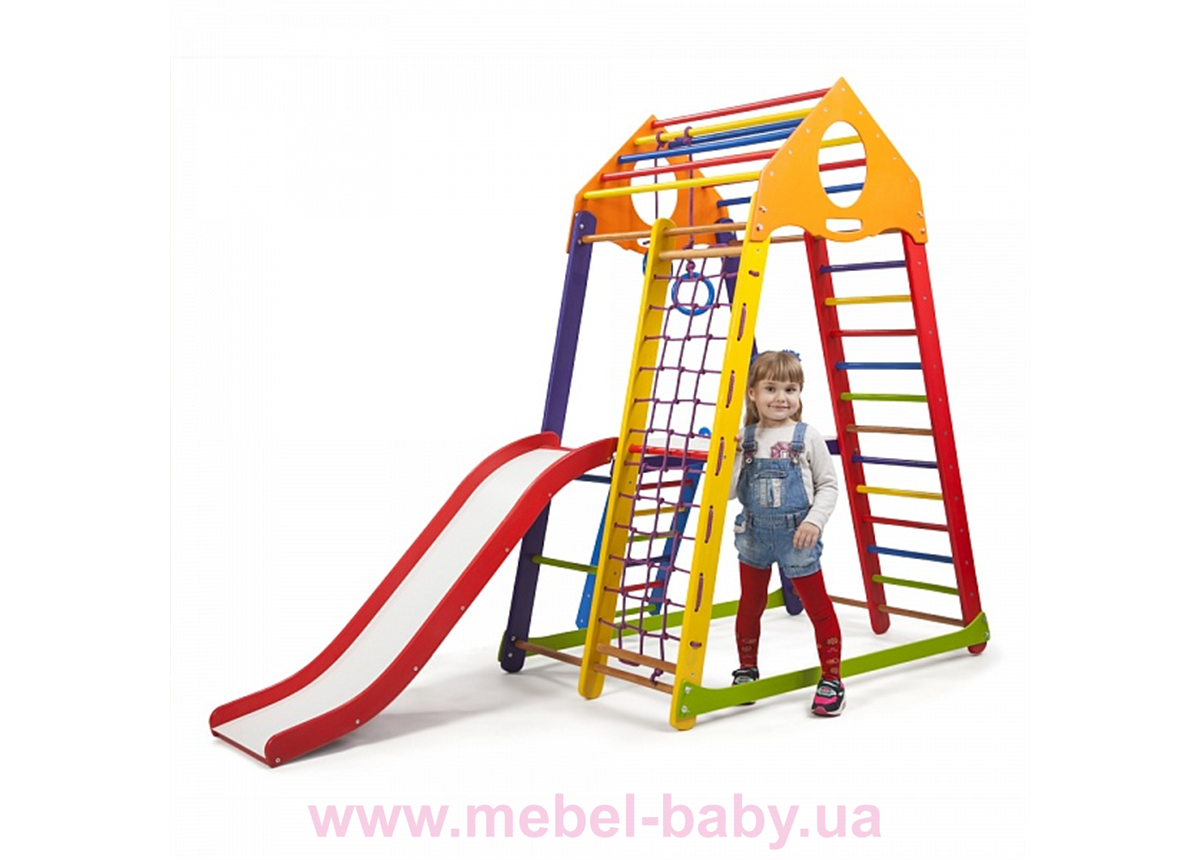 Детский спортивный комплекс BambinoWood Color Plus 2 Sportbaby