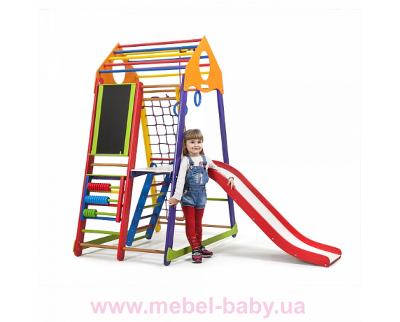 Детский спортивный комплекс BambinoWood Color Plus 3 Sportbaby