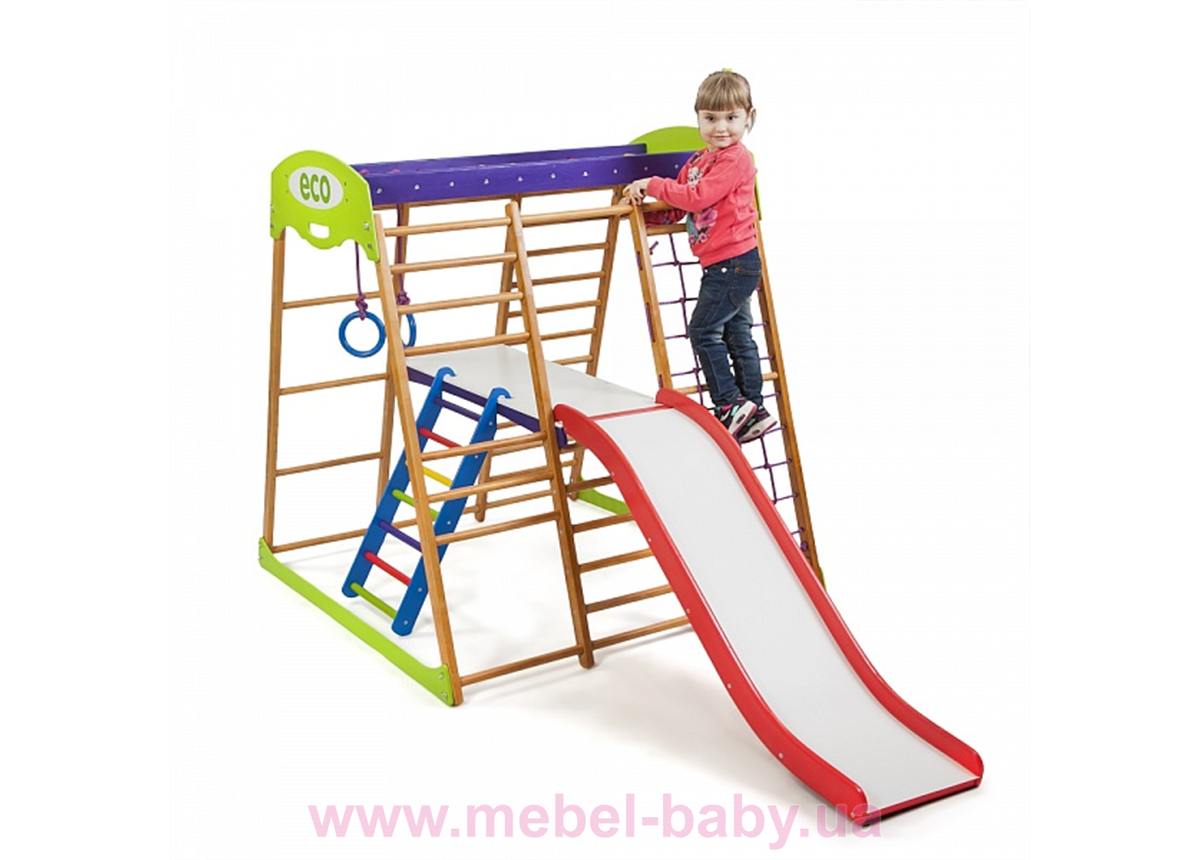 Детский спортивный комплекс для квартиры Карамелька Plus 2 Sportbaby