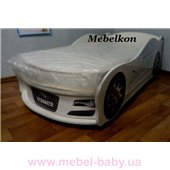 Кровать машина Ягуар 70х150 с подъемным механизмом без матраса без спойлера MebelKon