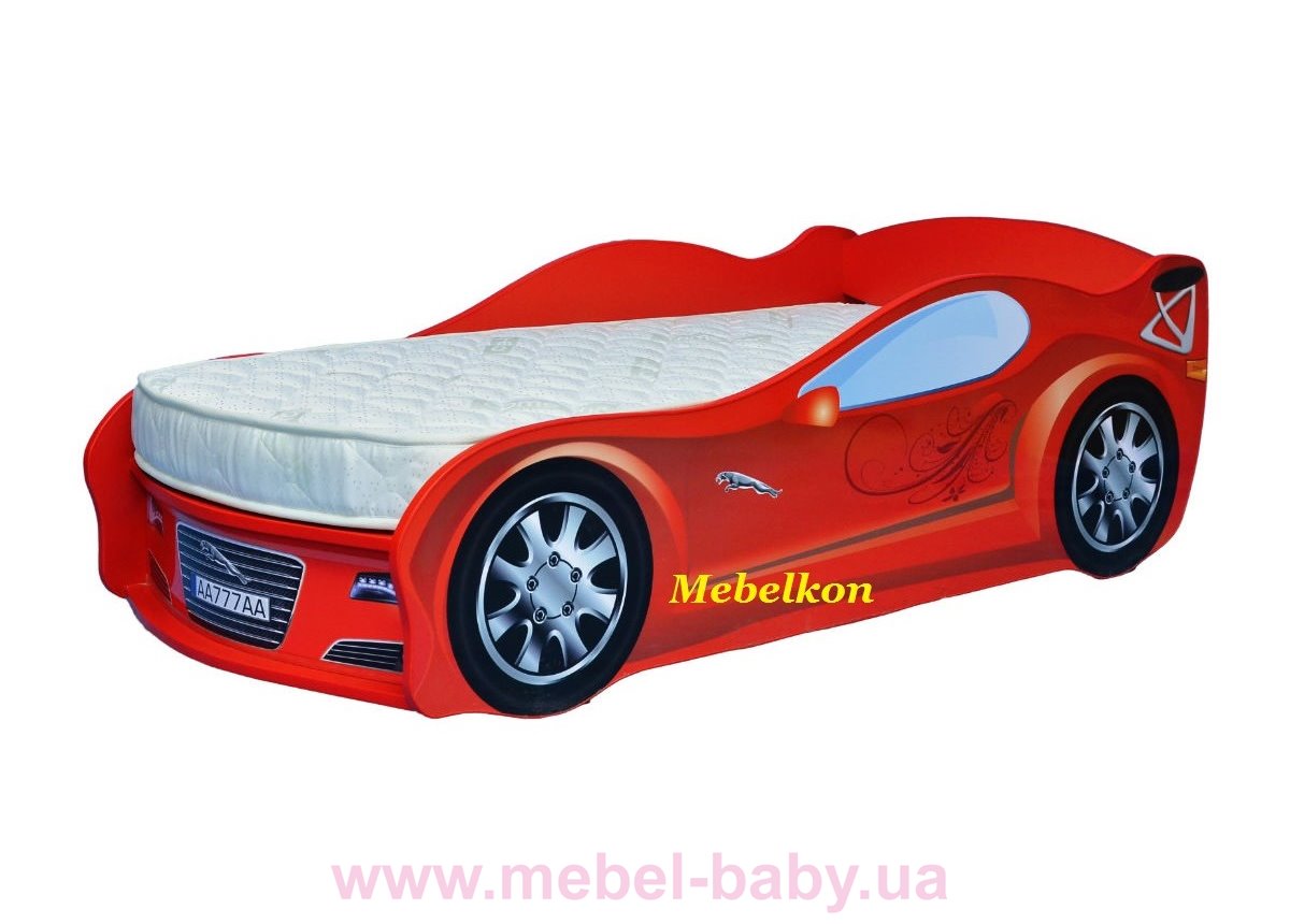 Кровать машина Ягуар 70х150 без подъемного механизма MebelKon