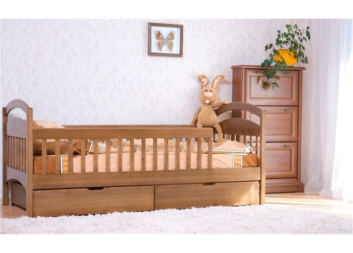 Кровать одноярусная "Арина" с передней перегородкой