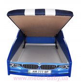 Кровать-машина BMW E-1 Элит Viorina-Deko 70x150 мягкий спойлер + подушка + газовый механизм