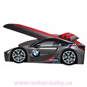 Кровать-машина BMW E-1 Элит Viorina-Deko 70x150 мягкий спойлер + подушка + газовый механизм