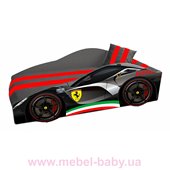 Кровать-машина Ferrari E-2 Элит Viorina-Deko 70x150 мягкий спойлер + подушка + газовый механизм