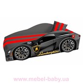 Кровать-машина Lamborghini E-3 Элит Viorina-Deko 70x150 мягкий спойлер + подушка