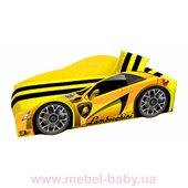 Кровать-машина Lamborghini E-3 Элит Viorina-Deko 70х150 мягкий спойлер + подушка + газовый механизм