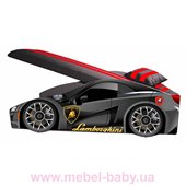 Кровать-машина Lamborghini E-3 Элит Viorina-Deko 70х150 мягкий спойлер + подушка + газовый механизм