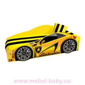 Кровать-машина Lamborghini E-3 Элит Viorina-Deko 80х170 мягкий спойлер + подушка + газлифт