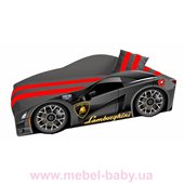 Кровать-машина Lamborghini E-3 Элит Viorina-Deko 80х170 мягкий спойлер + подушка + газовый механизм