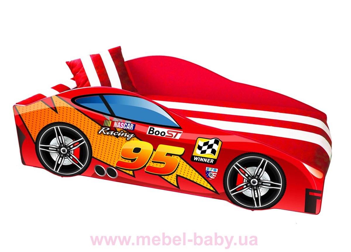 Кровать-машина MC E-5 Элит Viorina-Deko 70x150 мягкий спойлер + подушка