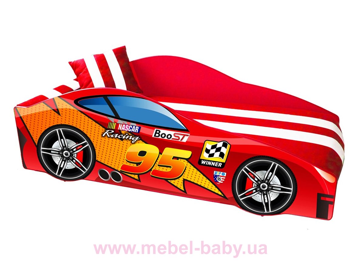 Кровать-машина MC E-5 Элит Viorina-Deko 70х150 мягкий спойлер + подушка + газлифт