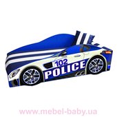 Кровать-машина MC E-8 Police Элит Viorina-Deko 70х150 мягкий спойлер + подушка