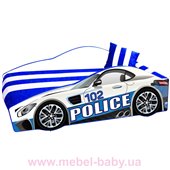 Кровать-машина MC E-8 Police Элит Viorina-Deko 80х170 мягкий спойлер + подушка