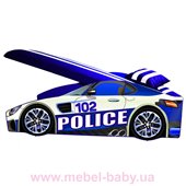 Кровать-машина MC E-8 Police Элит Viorina-Deko 80х170 мягкий спойлер + подушка + газовый механизм