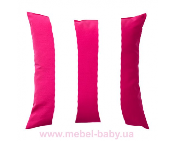 Мягкая подушка для кровати-машинки Элит Viorina-Deko 70х150 розовая