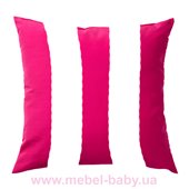 Мягкая розовая подушка для кровати-машинки Элит Viorina-Deko 70х150