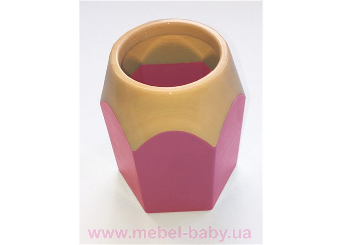 Стаканчик для карандашей KP-02 Pink