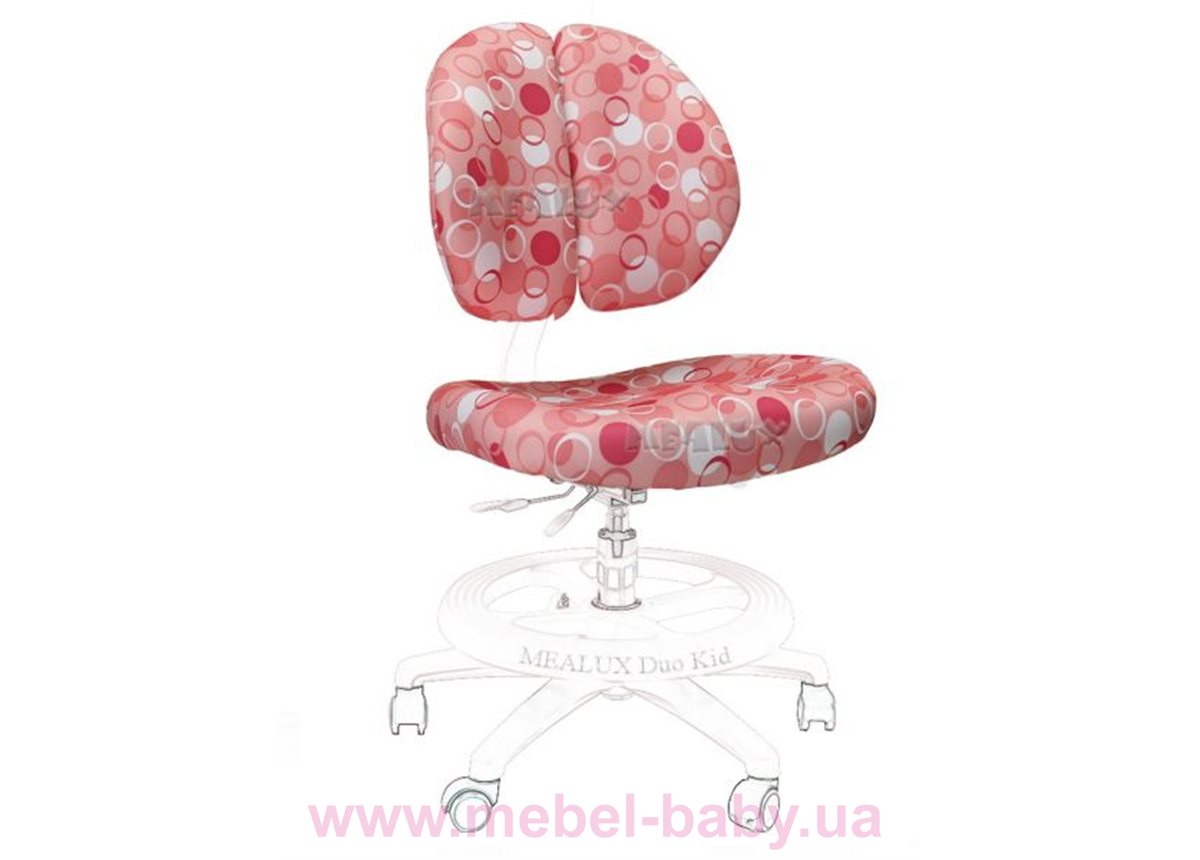 Чехол P ткань розовая с кольцами для кресел Duo-Kid ( Y-616 )