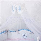 Набор постельного белья Lucky star голубой (7 предметов) Маленькая Соня