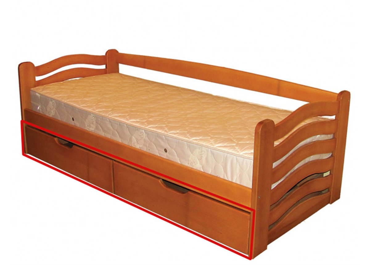 Ящики к кровати Котигорошко Дримка корпус ДСП фасад массив бука