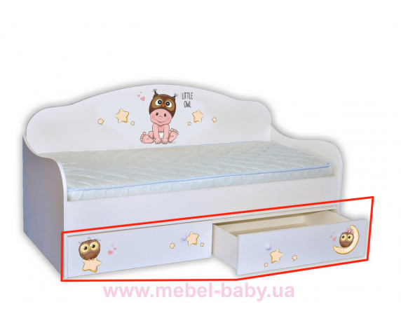 Ящики к кровати-диванчику Мальчик сова MebelKon