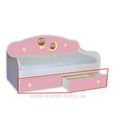 Ящики к кровати-диванчик Совушки на розовом MebelKon