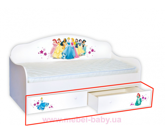 Ящики к кровати-диванчику Принцессы MebelKon
