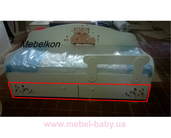 Ящики к кровати-диванчику Мишки MebelKon