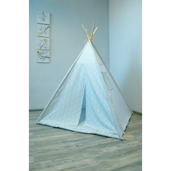 Вигвам 4 детский "3D" 120x120 с матрасом Fmebel AL