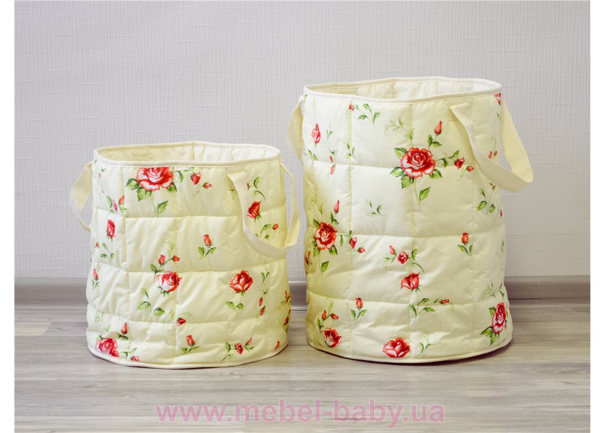 Корзина для игрушек мягкая "Розочки" Little Pa