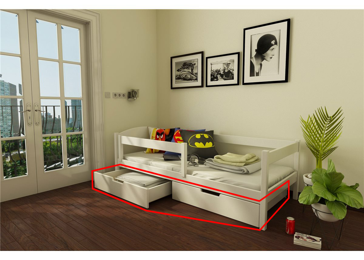 Ящики к кровати-диванчик Мартель (масcив) Луна